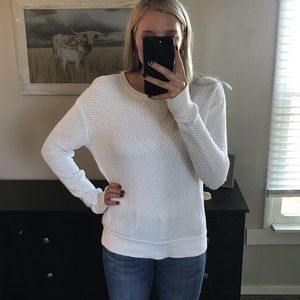 Calia Open Back White Sweater size L